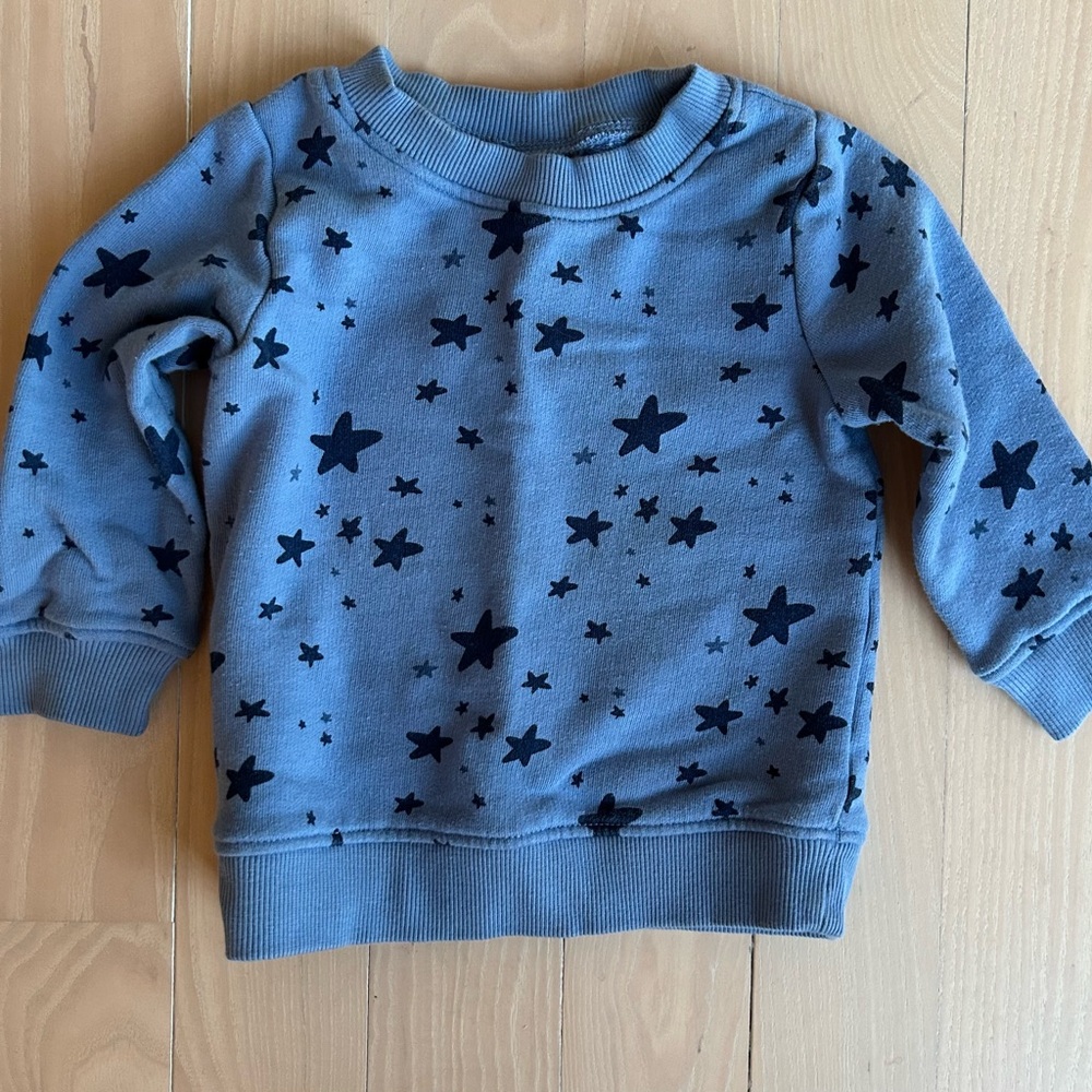 Hanna Andersson star sweatshirt shirt size 2T